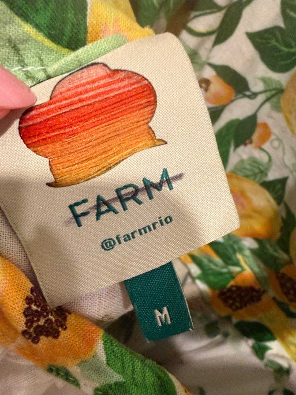 FARM Rio Papaya Salad Midi Dress medium - Picture 14 of 14
